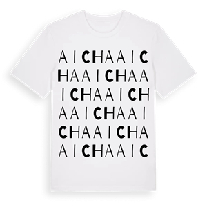 Aicha ordlek t-shirt – ekologisk bomull t-shirt från Pinshirt