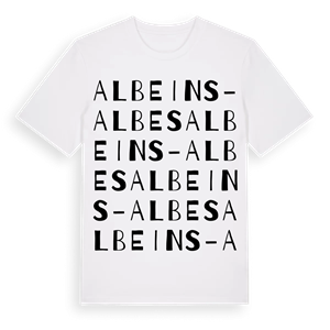 Albeins - Albes ordlek t-shirt – ekologisk bomull t-shirt från Pinshirt