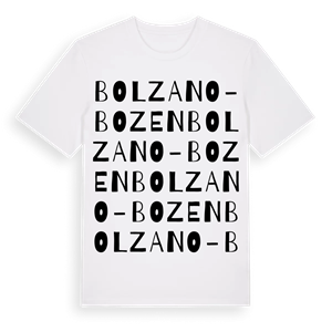 Bolzano - Bozen ordlek t-shirt – ekologisk bomull t-shirt från Pinshirt
