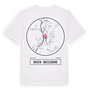 Brixen - Bressanone t-shirt – ekologisk bomull t-shirt från Pinshirt