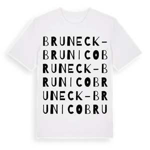 Bruneck - Brunico ordlek t-shirt – ekologisk bomull t-shirt från Pinshirt