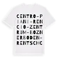 Centro-Piani-Rencio - Zentrum-Bozner Boden-Rentsch ordlek t-shirt
