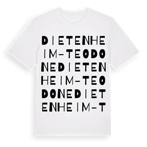 Dietenheim - Teodone ordlek t-shirt – ekologisk bomull t-shirt från Pinshirt