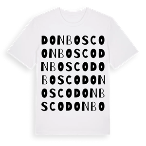 Don Bosco ordlek t-shirt – ekologisk bomull t-shirt från Pinshirt