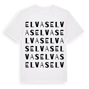 Elvas ordlek t-shirt – ekologisk bomull t-shirt från Pinshirt
