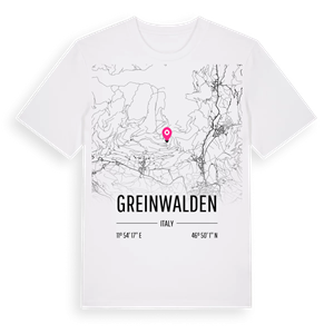 Greinwalden karta t-shirt – ekologisk bomull t-shirt från Pinshirt
