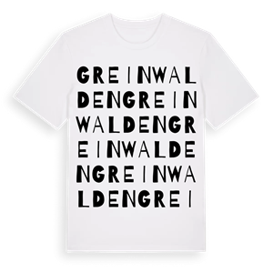 Greinwalden ordlek t-shirt – ekologisk bomull t-shirt från Pinshirt