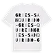 Gries-San Quirino - Gries-Quirein ordlek t-shirt