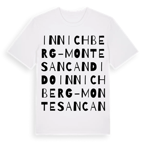 Innichberg - Monte San Candido ordlek t-shirt – ekologisk bomull t-shirt från Pinshirt