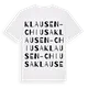 Klausen - Chiusa ordlek t-shirt