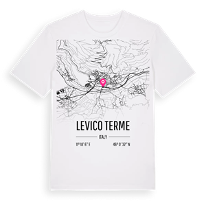 Levico Terme karta t-shirt – ekologisk bomull t-shirt från Pinshirt