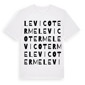 Levico Terme ordlek t-shirt – ekologisk bomull t-shirt från Pinshirt