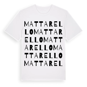 Mattarello ordlek t-shirt – ekologisk bomull t-shirt från Pinshirt