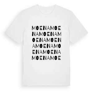 Moena ordlek t-shirt – ekologisk bomull t-shirt från Pinshirt