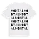 Montal ordlek t-shirt