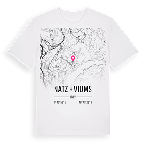 Natz + Viums karta t-shirt – ekologisk bomull t-shirt från Pinshirt
