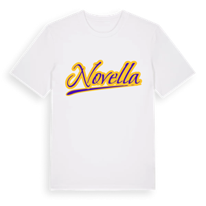 Novella baseball t-shirt – ekologisk bomull t-shirt från Pinshirt