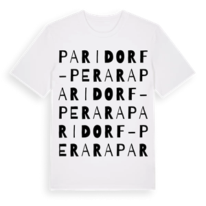 Paridorf - Perara ordlek t-shirt – ekologisk bomull t-shirt från Pinshirt