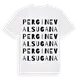 Pergine Valsugana ordlek t-shirt