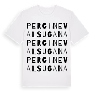 Pergine Valsugana ordlek t-shirt – ekologisk bomull t-shirt från Pinshirt