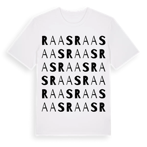 Raas ordlek t-shirt – ekologisk bomull t-shirt från Pinshirt