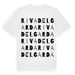 Riva del Garda ordlek t-shirt – ekologisk bomull t-shirt från Pinshirt