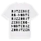 Rutzenberg - Monte Ruzzo ordlek t-shirt