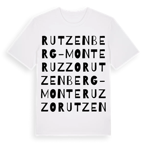 Rutzenberg - Monte Ruzzo ordlek t-shirt – ekologisk bomull t-shirt från Pinshirt