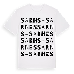 Sarns - Sarnes ordlek t-shirt – ekologisk bomull t-shirt från Pinshirt