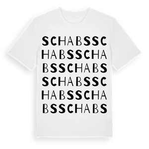 Schabs ordlek t-shirt – ekologisk bomull t-shirt från Pinshirt