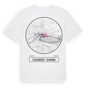 Schlanders - Silandro t-shirt – ekologisk bomull t-shirt från Pinshirt