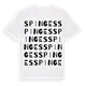 Spinges ordlek t-shirt