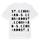 St. Leonhard - S. Leonardo ordlek t-shirt