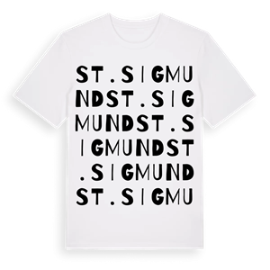 St. Sigmund ordlek t-shirt – ekologisk bomull t-shirt från Pinshirt