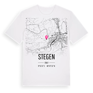 Stegen karta t-shirt – ekologisk bomull t-shirt från Pinshirt