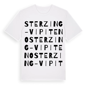 Sterzing - Vipiteno ordlek t-shirt – ekologisk bomull t-shirt från Pinshirt