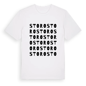 Storo ordlek t-shirt – ekologisk bomull t-shirt från Pinshirt