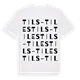 Tils - Tiles ordlek t-shirt