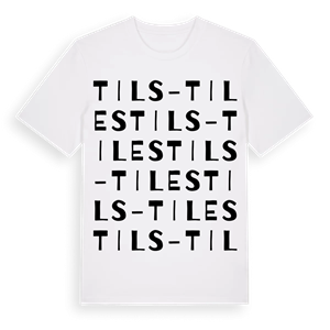 Tils - Tiles ordlek t-shirt – ekologisk bomull t-shirt från Pinshirt