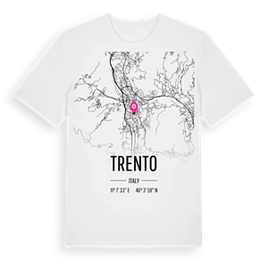 Trento karta t-shirt – ekologisk bomull t-shirt från Pinshirt