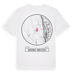 Untereben - Pian di sotto t-shirt – ekologisk bomull t-shirt från Pinshirt