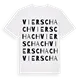 Vierschach ordlek t-shirt