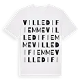 Ville di Fiemme ordlek t-shirt
