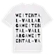 Weitental - Vallarga ordlek t-shirt