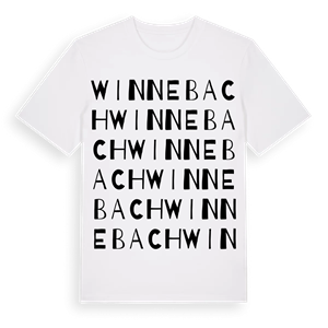 Winnebach ordlek t-shirt – ekologisk bomull t-shirt från Pinshirt