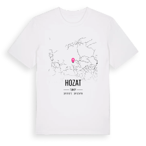 Hozat karta t-shirt – ekologisk bomull t-shirt från Pinshirt