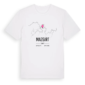 Mazgirt karta t-shirt – ekologisk bomull t-shirt från Pinshirt