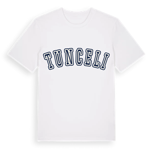 Tunceli college t-shirt – ekologisk bomull t-shirt från Pinshirt