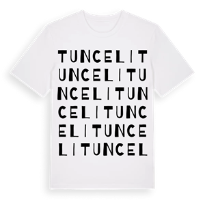 Tunceli ordlek t-shirt – ekologisk bomull t-shirt från Pinshirt