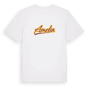 Amelia baseball t-shirt – ekologisk bomull t-shirt från Pinshirt